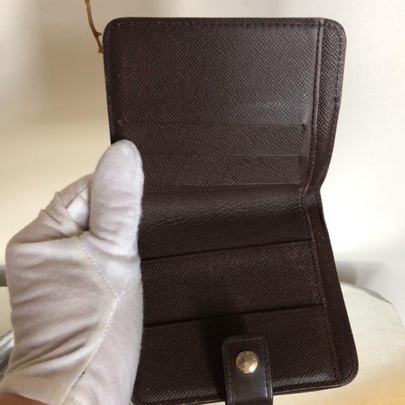 ❌SOLD❌ Louis Vuitton Damier Ebene Zip Compact Bifold Wallet - Picture 6 of 11